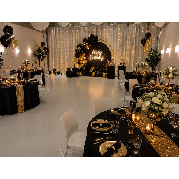 Blackgold decoratie zaal Blackgold decoratie zaal