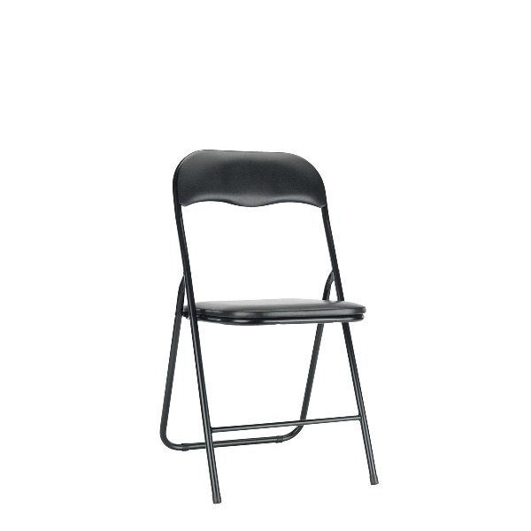 Inklapbare stoel zwart