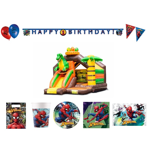 Spiderman Topfeest dinosaurus set