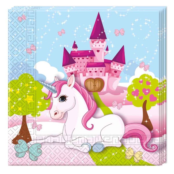 Unicorn 20 servetten