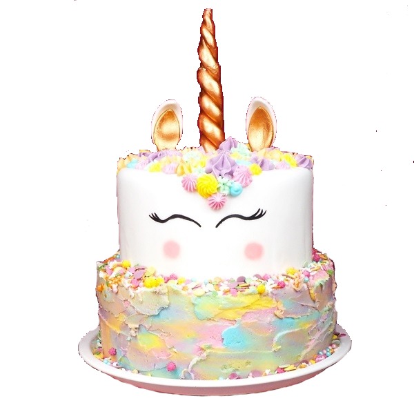 Unicorn verjaardagstaart deluxe