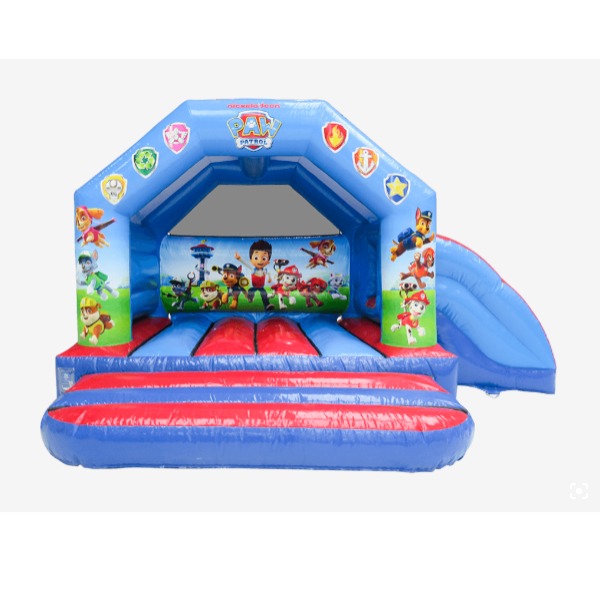 Springkussen Paw Patrol Glijbaan Zijkant